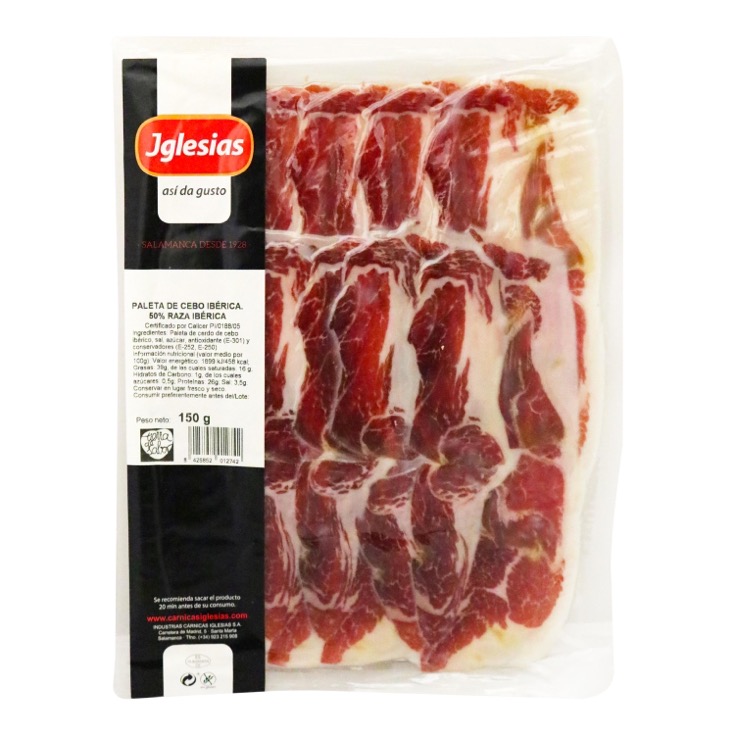 Paleta de Cebo Ibérica 50% Raza 150g Paleta de Cebo Ibérica 50% Raza 150g