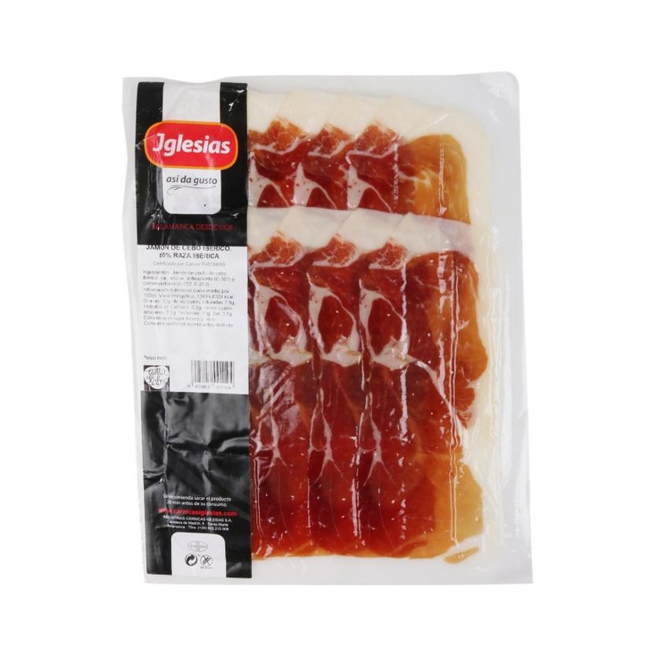 LONCHAS DE JAMÓN DE CEBO IBÉRICO 50%