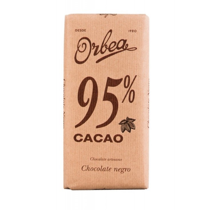 Chocolate negro 95% Orbea - 125g