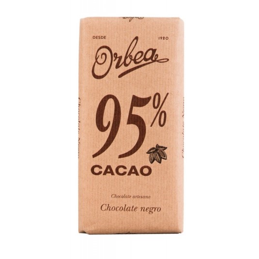 Chocolate negro 95% Orbea - 125g
