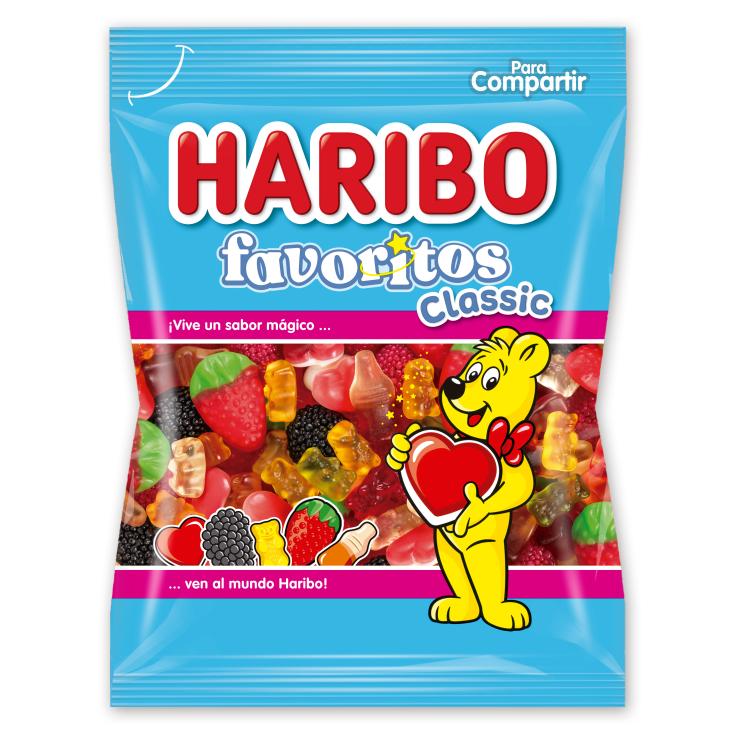 Favoritos Classic con zumo de frutas - Haribo - 150g Favoritos Classic con zumo de frutas - Haribo - 150g