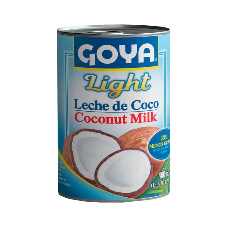 Light leche de coco para cocina lata 400 ml