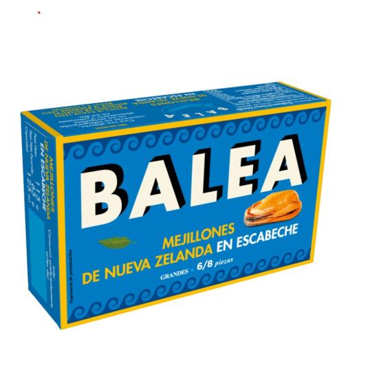 Mejillones de Nueva Zelanda en Escabeche Balea 115g