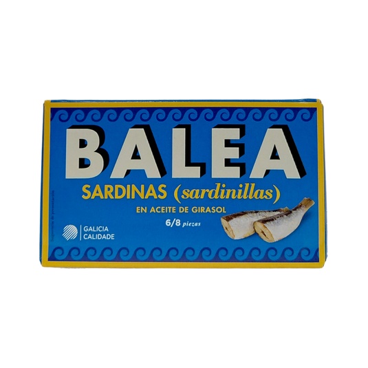 Latas Sardinas (Sardinillas) en aceite de girasol Balea 6/8 