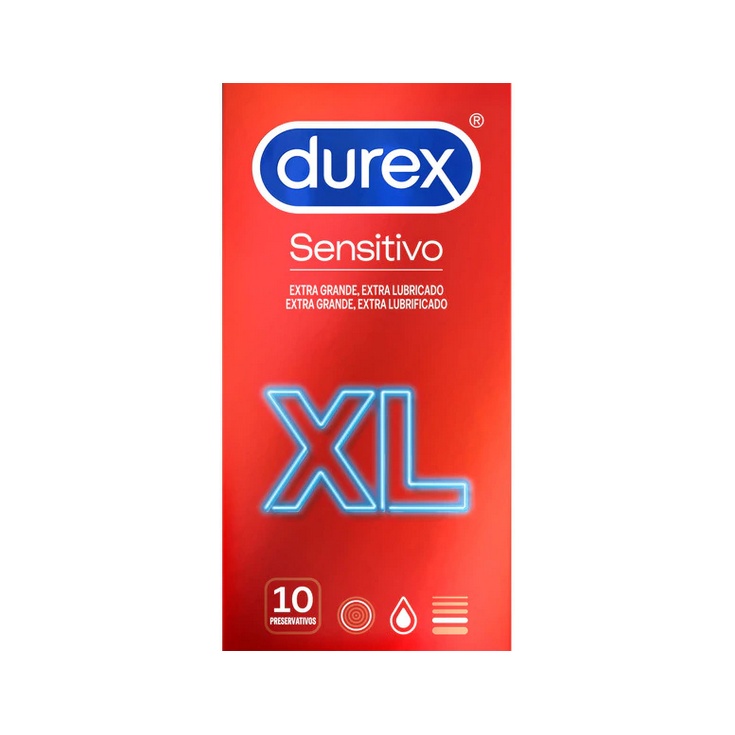 Preservativos Durex Sensitivo Xl 10 Uds