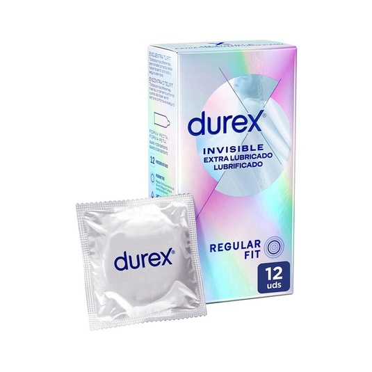 Preservativo Invisible súper fino extra sensitivo Extra Lubr