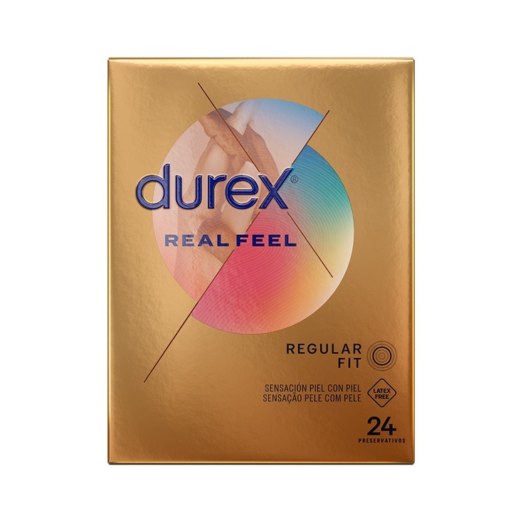 Durex Preservativos Real Feel Sin Látex 24 unidades