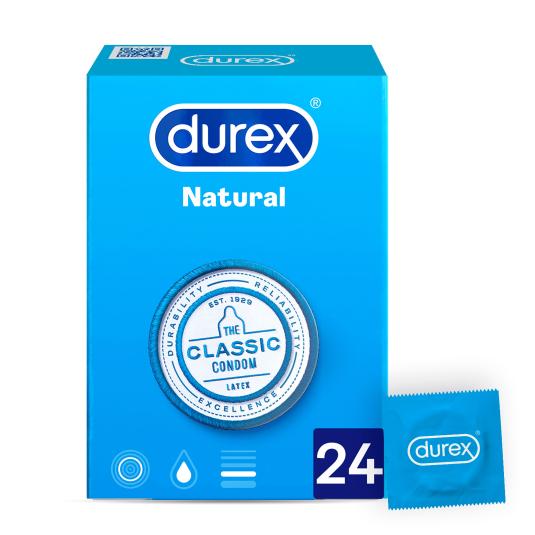 Preservativos natural comfort - Durex - 24 uds