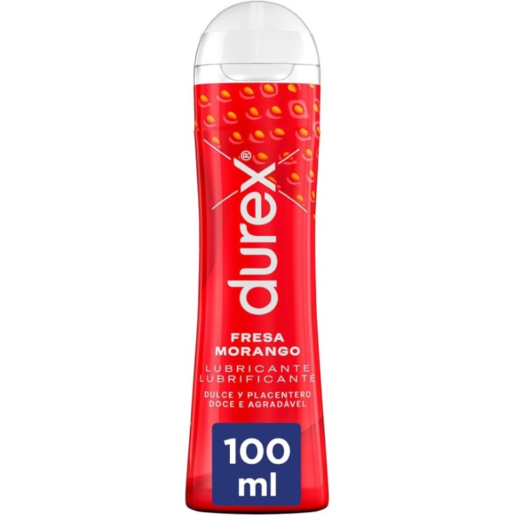 Durex Lubricante Sabor y Aroma Fresa de Base Agua 100 ml