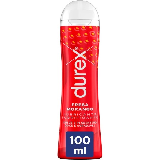 Durex Lubricante Sabor y Aroma Fresa de Base Agua 100 ml