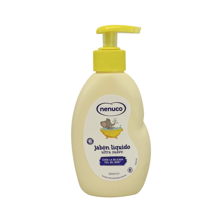 NENUCO JABÓN LÍQUIDO 200ML. ULTRA SUAVE CON DOSIFICADOR