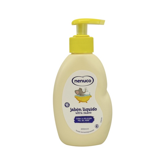 NENUCO JABÓN LÍQUIDO 200ML. ULTRA SUAVE CON DOSIFICADOR