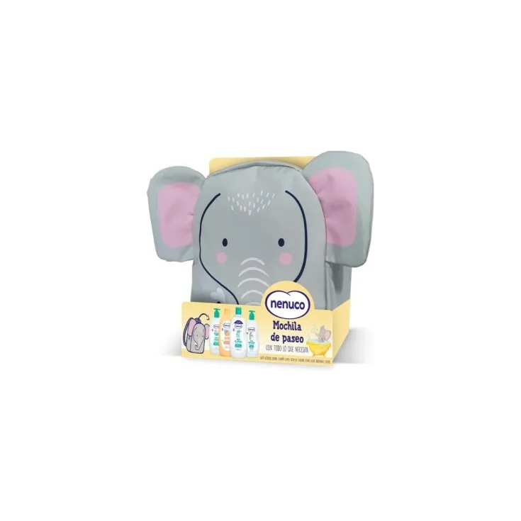 NENUCO MOCHILA ELEFANTE 3 UD