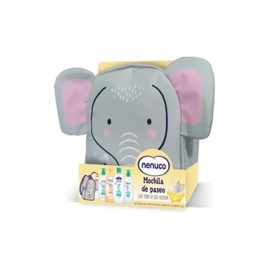 NENUCO MOCHILA ELEFANTE 3 UD