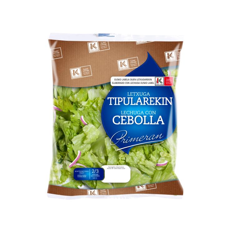 Lechuga con cebolla roja Eusko Label - 160g