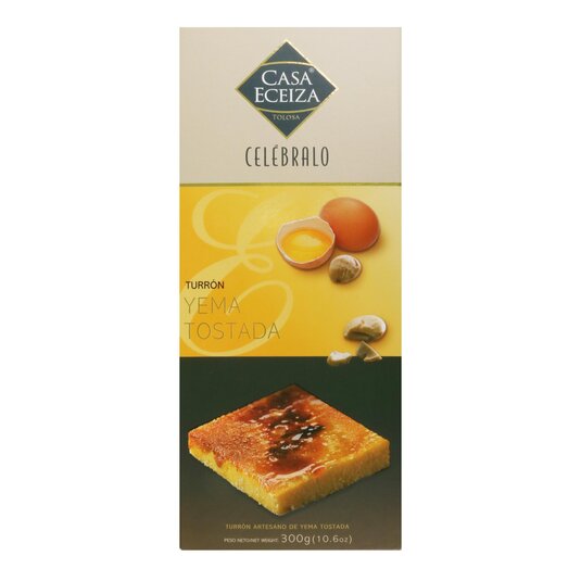 Turrón de Yema Tostada Casa Eceiza - 300g