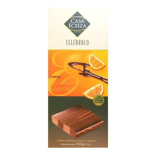 Turrón Trufa Naranja Casa Eceiza - 200g