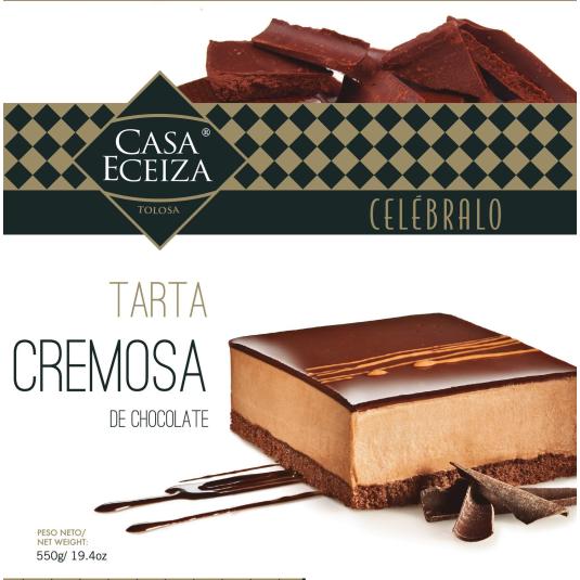 Tarta cremosa de chocolate - Casa Eceiza - 550g