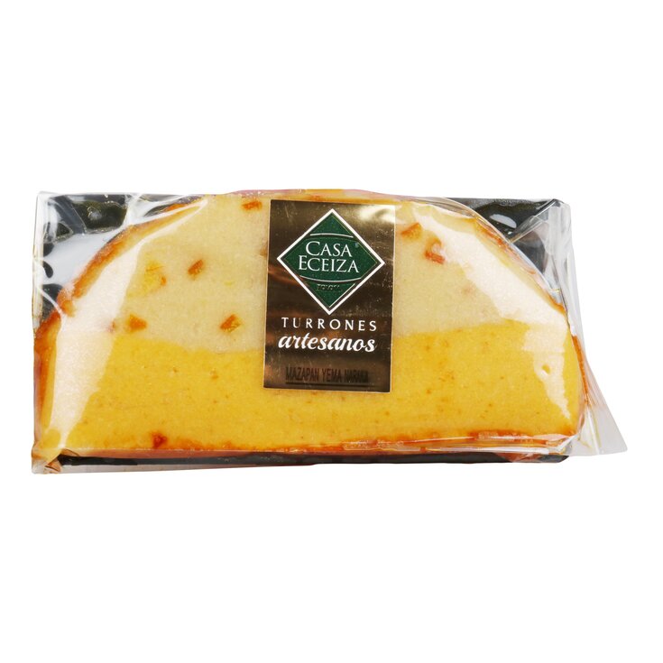 Turrón Artesano Mazapán Yema Naranja Casa Eceiza - 250g