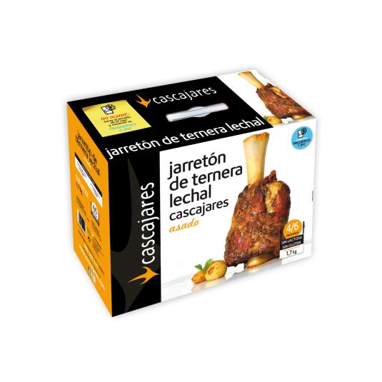 Jarretón de ternera lechal asado - Cascajares - 1,7kg