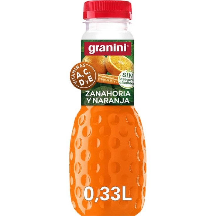 Zumo de naranja y zanahoria Granini - 33cl