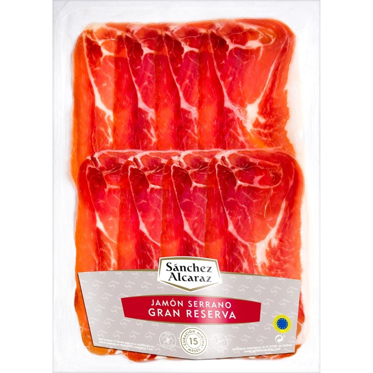 Jamón serrano gran reserva loncheado - 120g