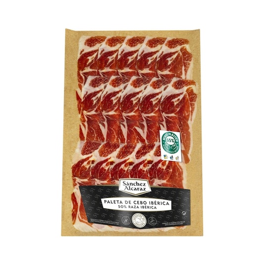 Paleta de cebo ibérica 50% raza ibérica en lonchas 150g