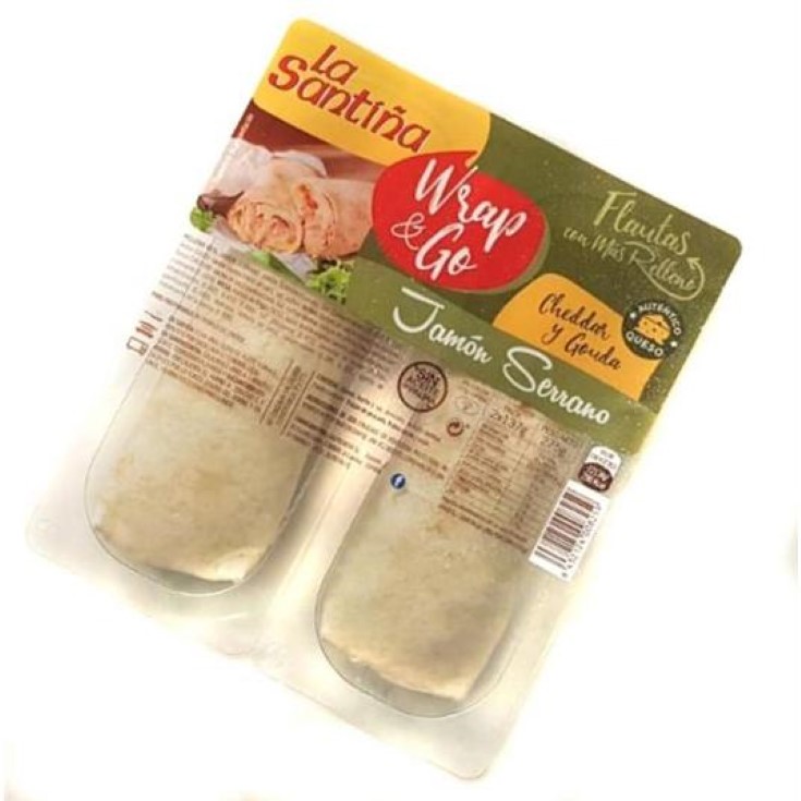 Wraps jamón serrano y 2 quesos - 2 uds Wraps jamón serrano y 2 quesos - 2 uds