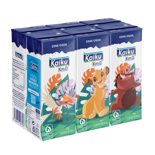 Leche entera Kaiku - 6x200ml