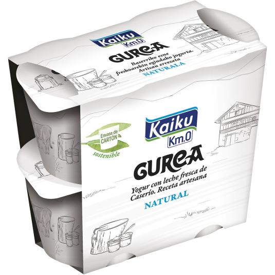 Yogur Natural Gurea km0 4x115g