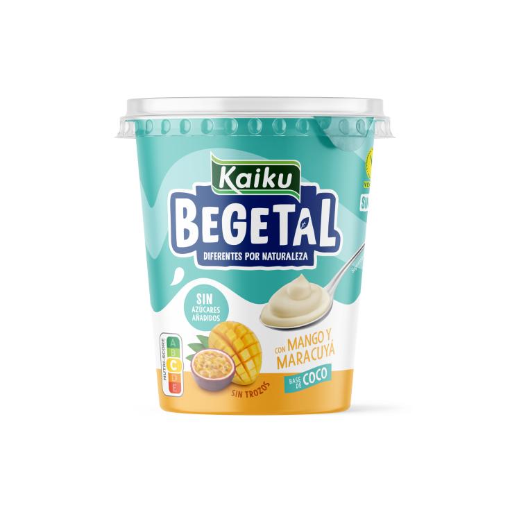 Yogur vegetal de coco con mango y maracuyá - 350g