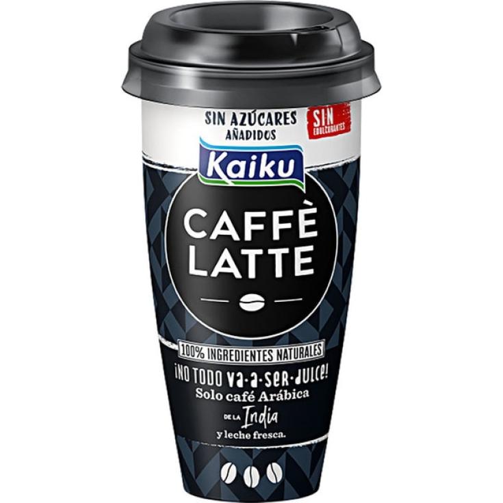 Café Latte Arábica con leche sin azúcar 230ml