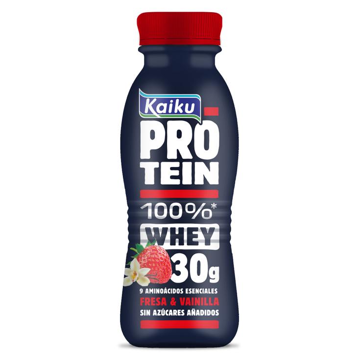 Yogur líquido con proteínas fresa y vainilla - 330ml