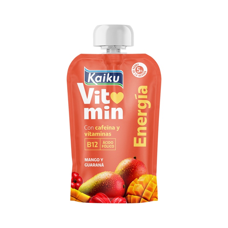 Leche Desnatada Fermentada con Mango Guaraná y Vitaminas