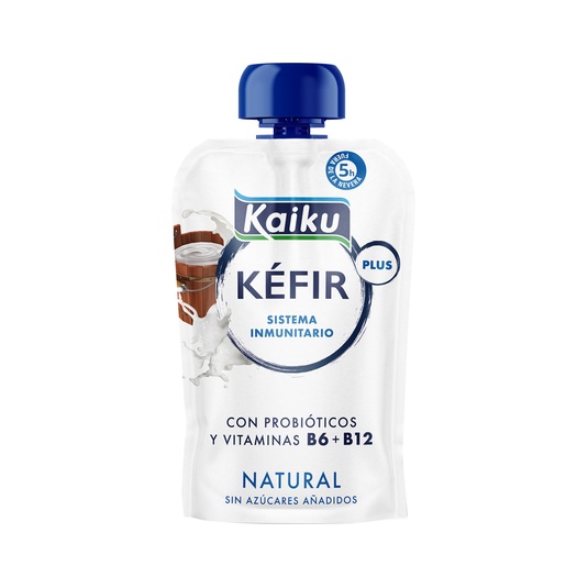 kéfir natural pouch con probióticos y vitaminas B6 + B12 