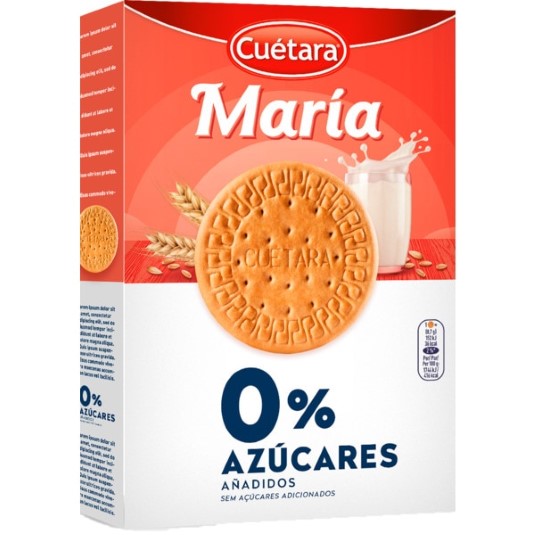 Galletas María 0% azúcar - 400g