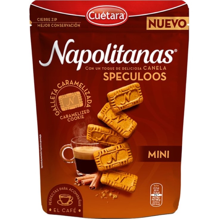 Galletas mini caramelizada con un toque de canela - 150g