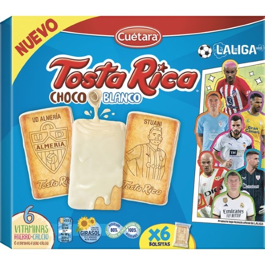 Galletas desayuno Tosta rica con chocolate blanco - 146g