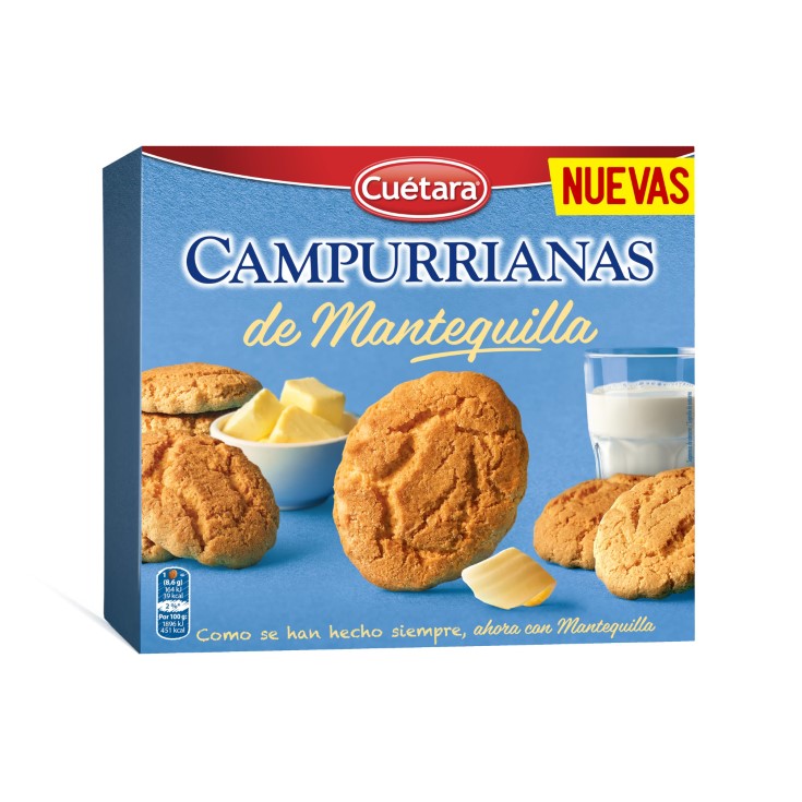 Galletas campurrianas de mantequilla - 230g