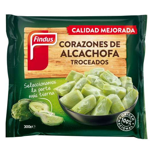 Corazones de Alcachofa Troceados - Findus - 300g