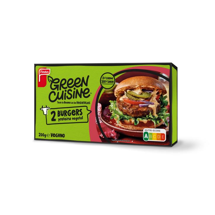 Hamburguesa proteína guisante Green Cuisine Findus - 2x100g