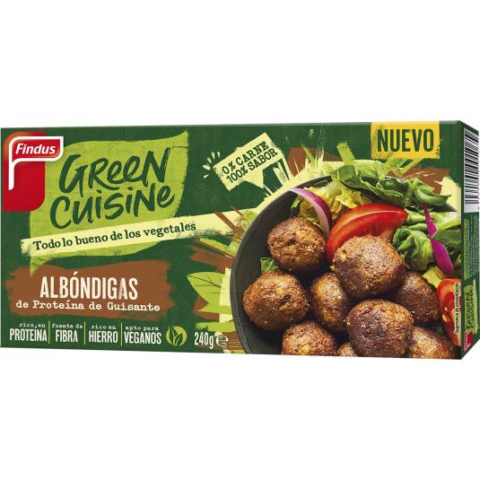 Albóndigas proteína guisantes Green Cuisine Findus - 240g