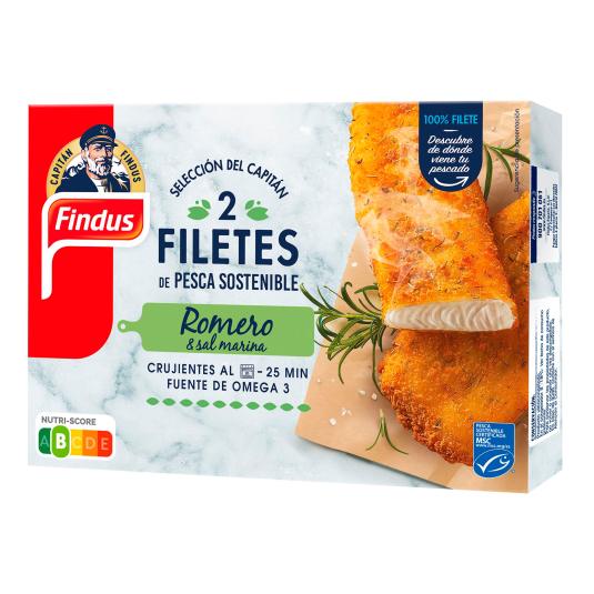 Filetes de pescado empanado al romero Findus - 225g