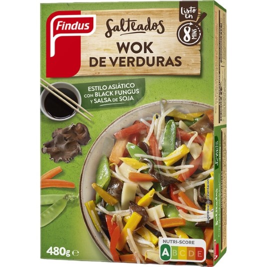 Wok de verduras Findus - 480g