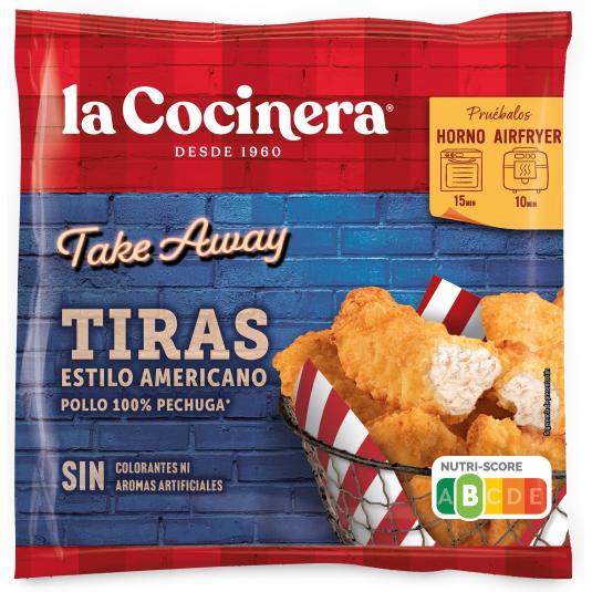 Tiras de pollo estilo Americano - 360g