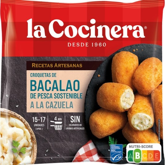 Croquetas artesanas de bacalao - 500g