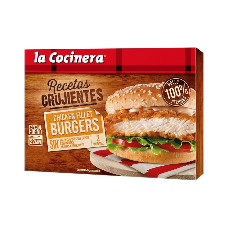 Pechuga de pollo Burgers - 227g