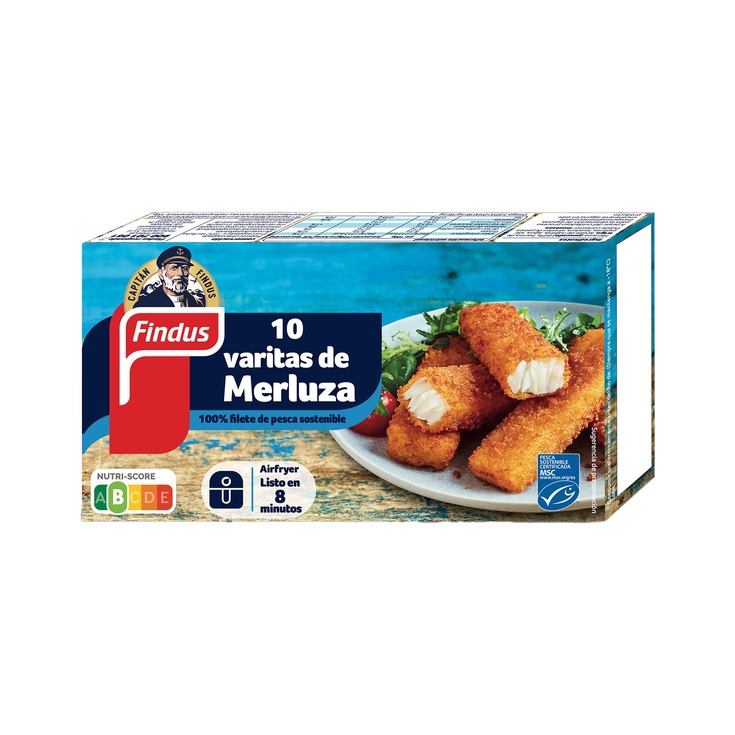 Varitas de merluza clásicas