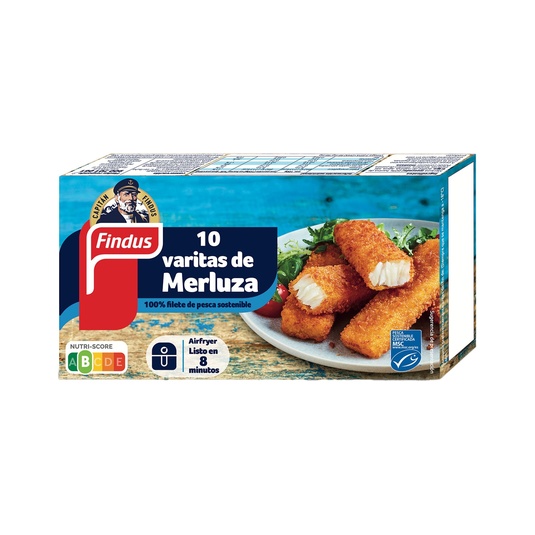 Varitas de merluza clásicas