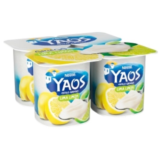 Yogur griego lima limón Yaos - 4x115g